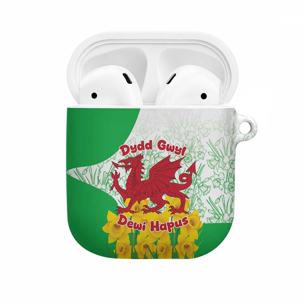 Saint David’s Day Welsh Dragon AirPods Case Dydd Gwyl Dewi Hapus - Wonder Print Shop