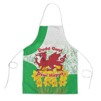 Saint David’s Day Welsh Dragon Apron Dydd Gwyl Dewi Hapus - Wonder Print Shop