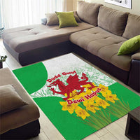 Saint David’s Day Welsh Dragon Area Rug Dydd Gwyl Dewi Hapus - Wonder Print Shop
