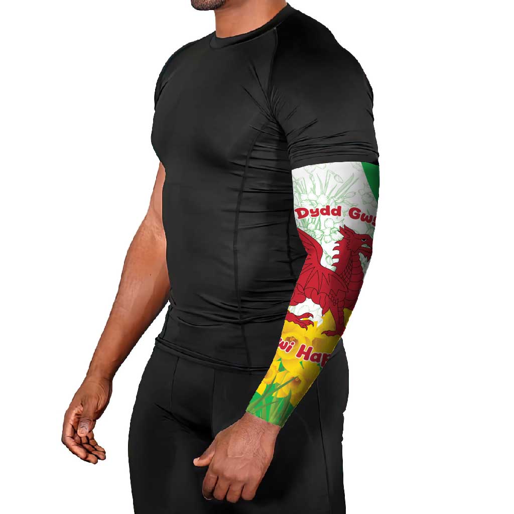 Saint David’s Day Welsh Dragon Arm Sleeves Dydd Gwyl Dewi Hapus - Wonder Print Shop