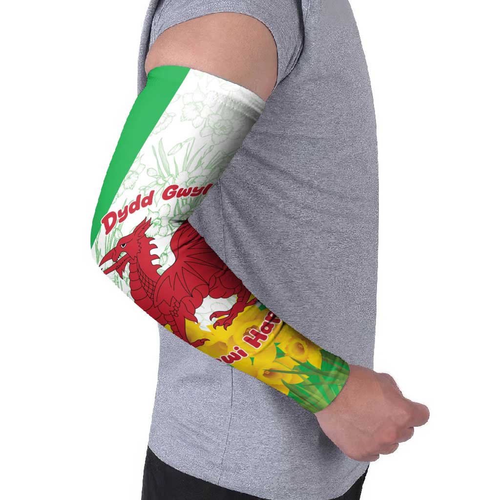 Saint David’s Day Welsh Dragon Arm Sleeves Dydd Gwyl Dewi Hapus - Wonder Print Shop