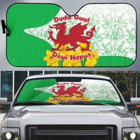 Saint David’s Day Welsh Dragon Auto Sun Shade Dydd Gwyl Dewi Hapus - Wonder Print Shop