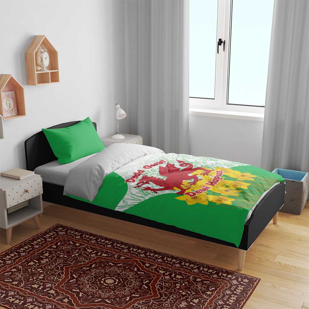 Saint David’s Day Welsh Dragon Bedding Set Dydd Gwyl Dewi Hapus - Wonder Print Shop