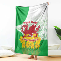 Saint David’s Day Welsh Dragon Blanket Dydd Gwyl Dewi Hapus - Wonder Print Shop