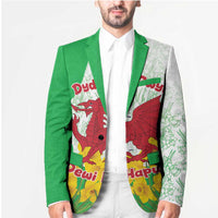 Saint David’s Day Welsh Dragon Blazer Dydd Gwyl Dewi Hapus - Wonder Print Shop