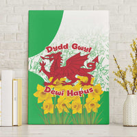 Saint David’s Day Welsh Dragon Canvas Wall Art Dydd Gwyl Dewi Hapus - Wonder Print Shop
