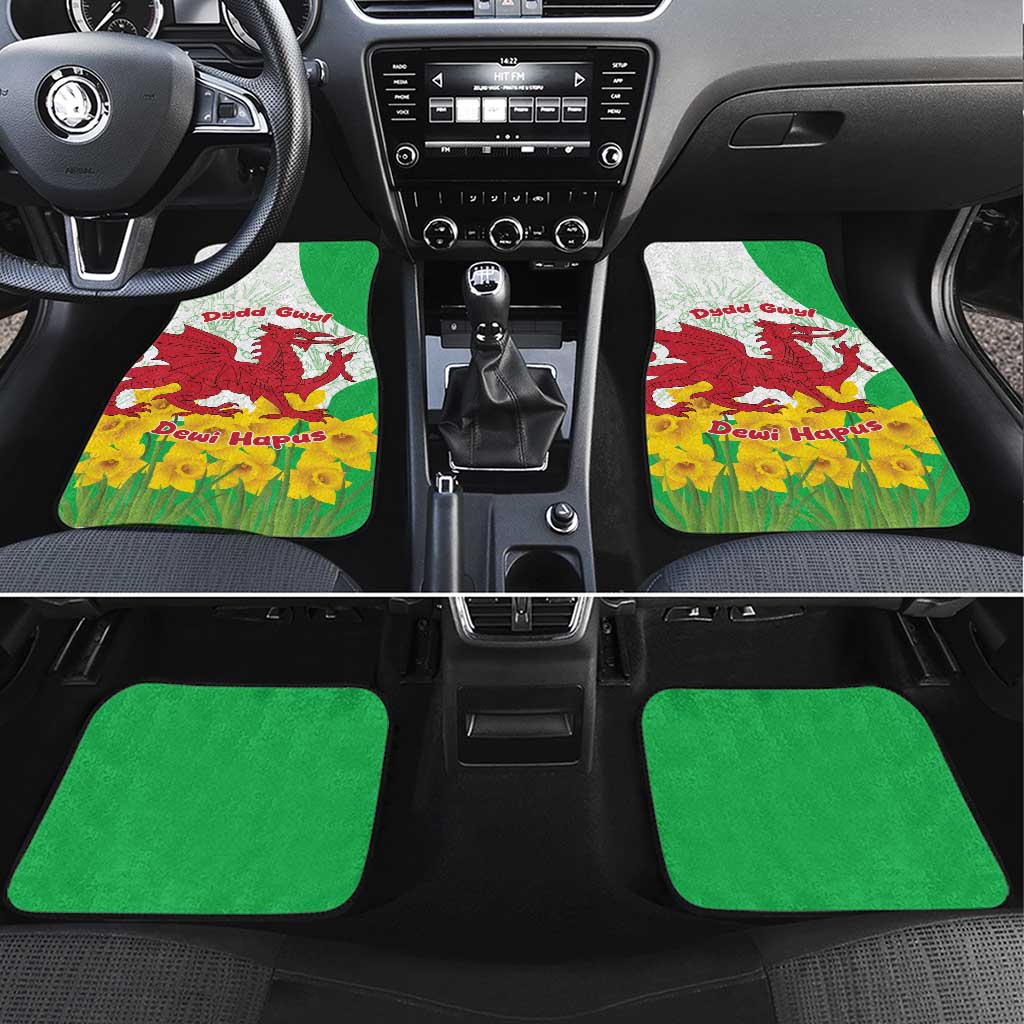 Saint David’s Day Welsh Dragon Car Mats Dydd Gwyl Dewi Hapus - Wonder Print Shop