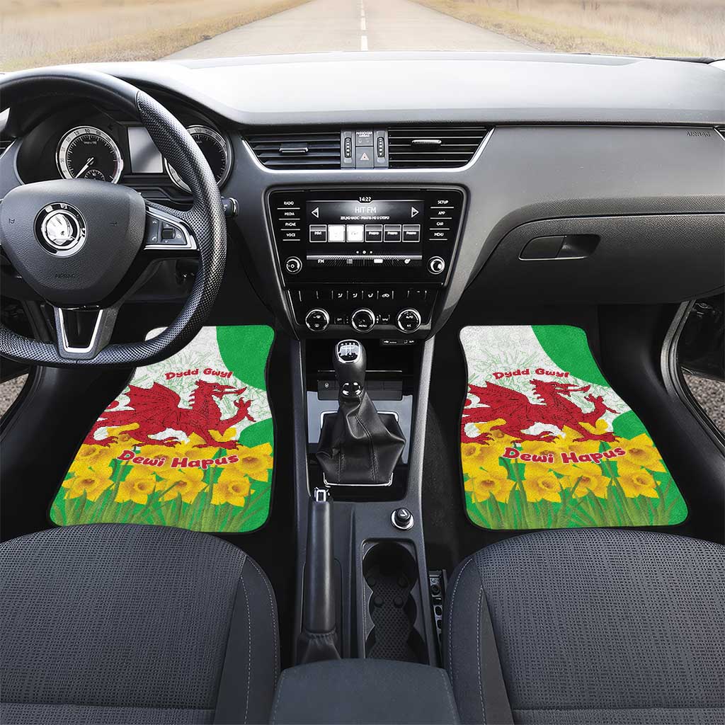 Saint David’s Day Welsh Dragon Car Mats Dydd Gwyl Dewi Hapus - Wonder Print Shop