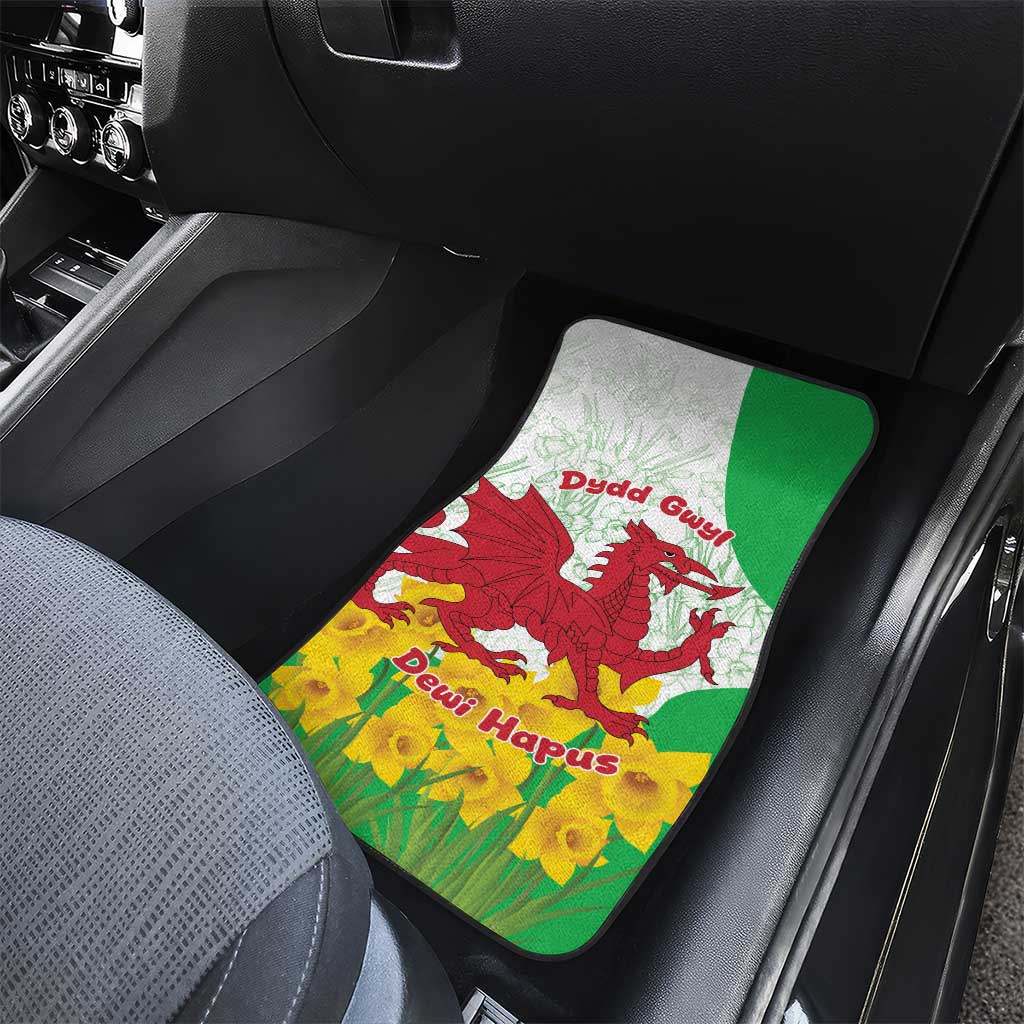 Saint David’s Day Welsh Dragon Car Mats Dydd Gwyl Dewi Hapus - Wonder Print Shop