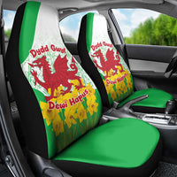 Saint David’s Day Welsh Dragon Car Seat Cover Dydd Gwyl Dewi Hapus - Wonder Print Shop