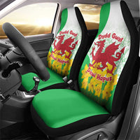 Saint David’s Day Welsh Dragon Car Seat Cover Dydd Gwyl Dewi Hapus - Wonder Print Shop