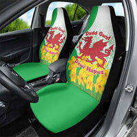 Saint David’s Day Welsh Dragon Car Seat Cover Dydd Gwyl Dewi Hapus - Wonder Print Shop