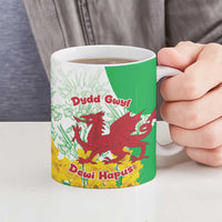 Saint David’s Day Welsh Dragon Ceramic Mug Dydd Gwyl Dewi Hapus - Wonder Print Shop