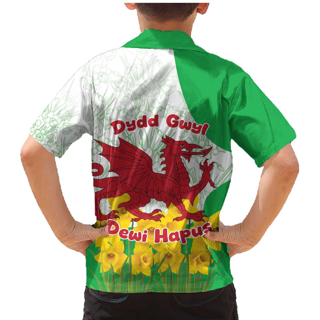 Saint David’s Day Welsh Dragon Family Matching Mermaid Dress and Hawaiian Shirt Dydd Gwyl Dewi Hapus - Wonder Print Shop