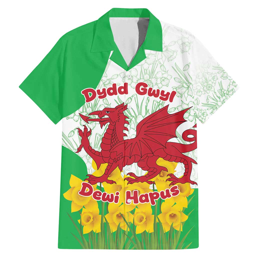 Saint David’s Day Welsh Dragon Family Matching Mermaid Dress and Hawaiian Shirt Dydd Gwyl Dewi Hapus - Wonder Print Shop