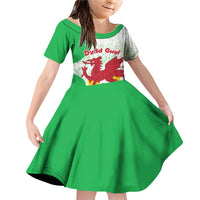 Saint David’s Day Welsh Dragon Family Matching Off Shoulder Short Dress and Hawaiian Shirt Dydd Gwyl Dewi Hapus - Wonder Print Shop