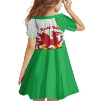 Saint David’s Day Welsh Dragon Family Matching Off Shoulder Short Dress and Hawaiian Shirt Dydd Gwyl Dewi Hapus - Wonder Print Shop