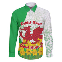 Saint David’s Day Welsh Dragon Family Matching Puletasi and Hawaiian Shirt Dydd Gwyl Dewi Hapus - Wonder Print Shop