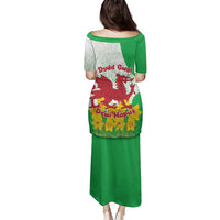 Saint David’s Day Welsh Dragon Family Matching Puletasi and Hawaiian Shirt Dydd Gwyl Dewi Hapus - Wonder Print Shop