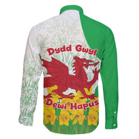 Saint David’s Day Welsh Dragon Family Matching Short Sleeve Bodycon Dress and Hawaiian Shirt Dydd Gwyl Dewi Hapus - Wonder Print Shop