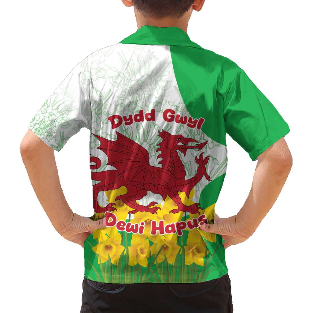 Saint David’s Day Welsh Dragon Family Matching Summer Maxi Dress and Hawaiian Shirt Dydd Gwyl Dewi Hapus - Wonder Print Shop
