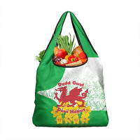 Saint David’s Day Welsh Dragon Grocery Bag Dydd Gwyl Dewi Hapus - Wonder Print Shop