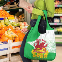 Saint David’s Day Welsh Dragon Grocery Bag Dydd Gwyl Dewi Hapus - Wonder Print Shop