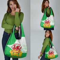 Saint David’s Day Welsh Dragon Grocery Bag Dydd Gwyl Dewi Hapus - Wonder Print Shop