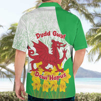 Saint David’s Day Welsh Dragon Hawaiian Shirt Dydd Gwyl Dewi Hapus - Wonder Print Shop