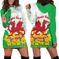 Saint David’s Day Welsh Dragon Hoodie Dress Dydd Gwyl Dewi Hapus - Wonder Print Shop