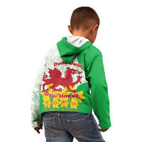 Saint David’s Day Welsh Dragon Kid Hoodie Dydd Gwyl Dewi Hapus - Wonder Print Shop