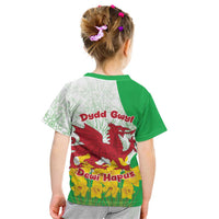 Saint David’s Day Welsh Dragon Kid T Shirt Dydd Gwyl Dewi Hapus - Wonder Print Shop