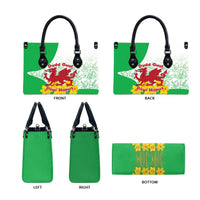 Saint David’s Day Welsh Dragon Leather Bag Dydd Gwyl Dewi Hapus - Wonder Print Shop