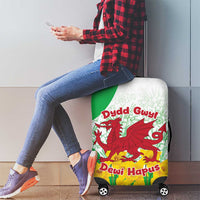 Saint David’s Day Welsh Dragon Luggage Cover Dydd Gwyl Dewi Hapus - Wonder Print Shop