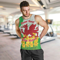 Saint David’s Day Welsh Dragon Men Tank Top Dydd Gwyl Dewi Hapus - Wonder Print Shop