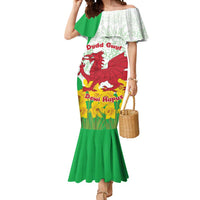 Saint David’s Day Welsh Dragon Mermaid Dress Dydd Gwyl Dewi Hapus - Wonder Print Shop