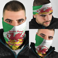Saint David’s Day Welsh Dragon Neck Gaiter Dydd Gwyl Dewi Hapus - Wonder Print Shop