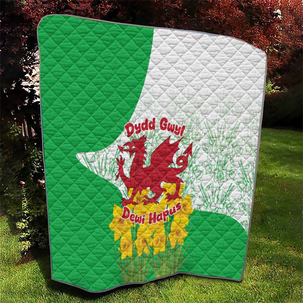 Saint David’s Day Welsh Dragon Quilt Dydd Gwyl Dewi Hapus - Wonder Print Shop