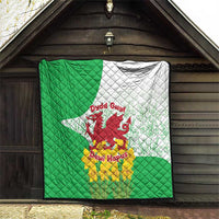 Saint David’s Day Welsh Dragon Quilt Dydd Gwyl Dewi Hapus - Wonder Print Shop