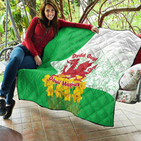 Saint David’s Day Welsh Dragon Quilt Dydd Gwyl Dewi Hapus - Wonder Print Shop