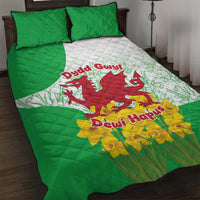 Saint David’s Day Welsh Dragon Quilt Bed Set Dydd Gwyl Dewi Hapus - Wonder Print Shop