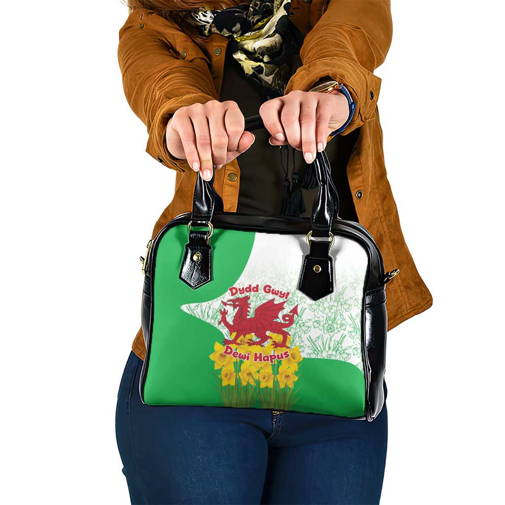 Saint David’s Day Welsh Dragon Shoulder Handbag Dydd Gwyl Dewi Hapus - Wonder Print Shop