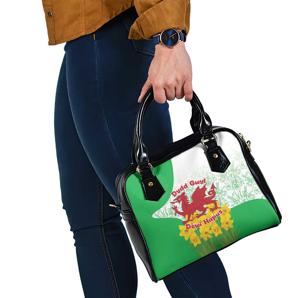 Saint David’s Day Welsh Dragon Shoulder Handbag Dydd Gwyl Dewi Hapus - Wonder Print Shop