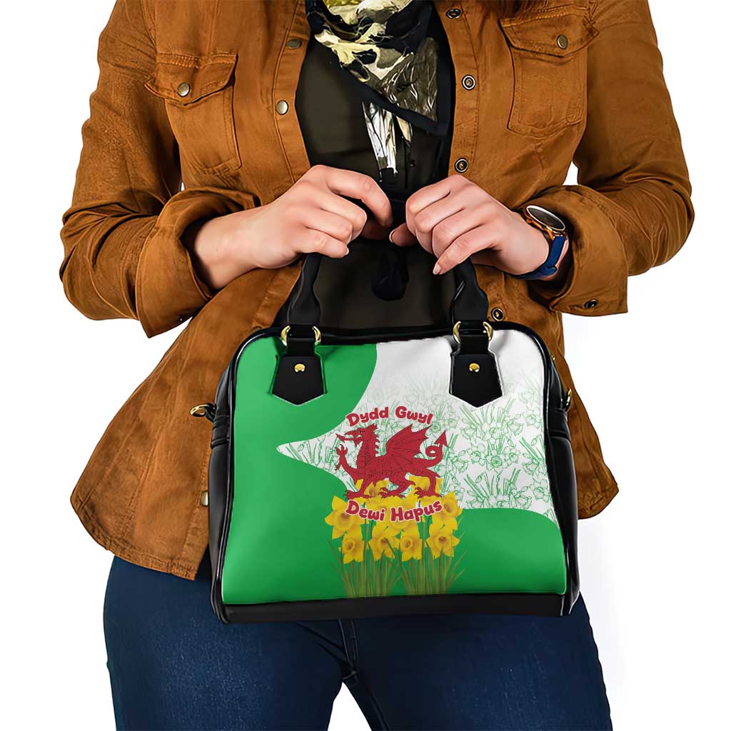Saint David’s Day Welsh Dragon Shoulder Handbag Dydd Gwyl Dewi Hapus - Wonder Print Shop