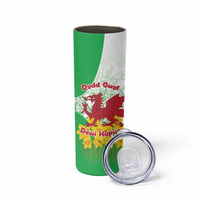 Saint David’s Day Welsh Dragon Skinny Tumbler Dydd Gwyl Dewi Hapus - Wonder Print Shop