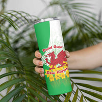 Saint David’s Day Welsh Dragon Skinny Tumbler Dydd Gwyl Dewi Hapus - Wonder Print Shop