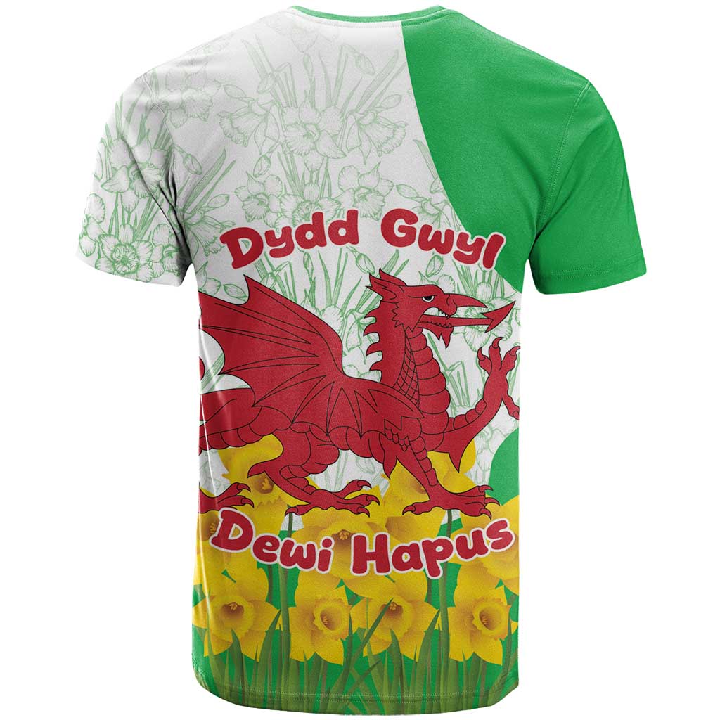 Saint David’s Day Welsh Dragon T Shirt Dydd Gwyl Dewi Hapus - Wonder Print Shop