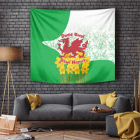 Saint David’s Day Welsh Dragon Tapestry Dydd Gwyl Dewi Hapus - Wonder Print Shop