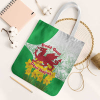 Saint David’s Day Welsh Dragon Tote Bag Dydd Gwyl Dewi Hapus - Wonder Print Shop