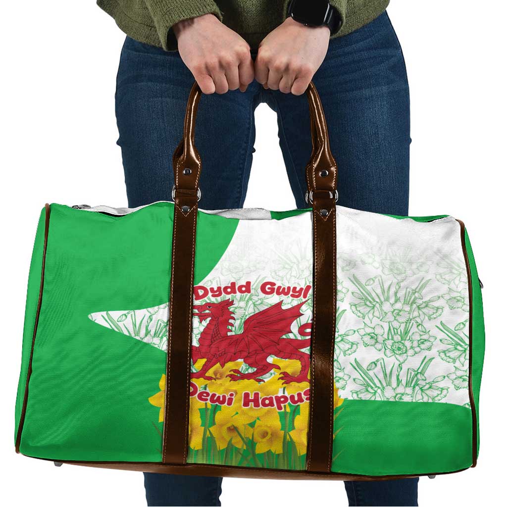 Saint David’s Day Welsh Dragon Travel Bag Dydd Gwyl Dewi Hapus - Wonder Print Shop